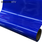 DINOVIN | Blue |HTV Vinyl Rolls Heat Transfer Vinyl | Blue HTV Vinyl PU for Shirts, Iron on Vinyl for Cameo - Easy to Cut & Weed for Heat Vinyl Design (Blue Glossy)
