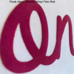 DINOVIN | Pink Flock | HTV Vinyl Rolls Heat Transfer Vinyl | HTV Vinyl PU for Shirts, Iron on Vinyl for Cricut & Cameo - Easy to Cut & Weed for Heat Vinyl Design