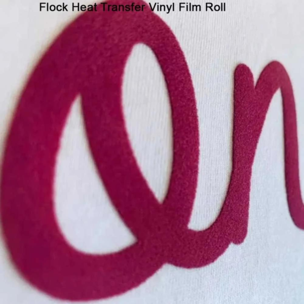 DINOVIN | Pink Flock | HTV Vinyl Rolls Heat Transfer Vinyl | HTV Vinyl PU for Shirts, Iron on Vinyl for Cricut & Cameo - Easy to Cut & Weed for Heat Vinyl Design