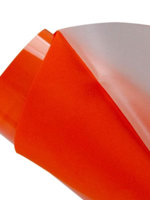 DINOVIN | Orange Flock | HTV Vinyl Rolls Heat Transfer Vinyl | HTV Vinyl PU for Shirts, Iron on Vinyl for Cricut & Cameo - Easy to Cut & Weed for Heat Vinyl Design