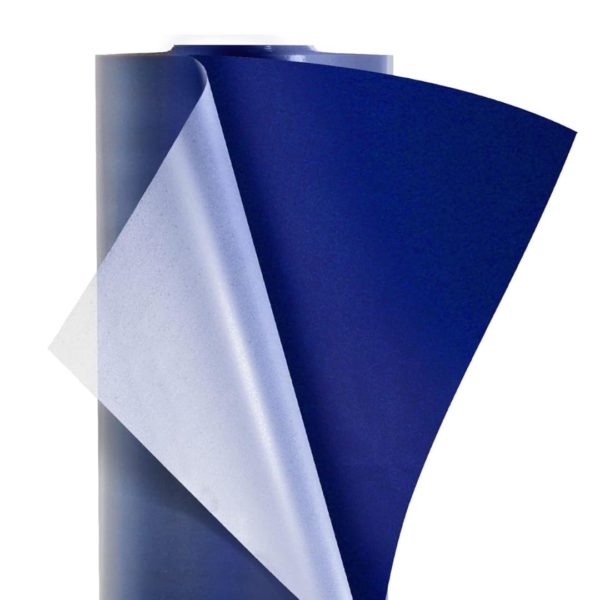 DINOVIN | Blue Flock HTV Vinyl Rolls | Heat Transfer Vinyl | HTV Vinyl PU for Shirts | Iron on Vinyl for Cricut & Cameo - Easy to Cut & Weed for Heat Vinyl Design