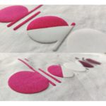 DINOVIN | Light Pink Flock Heat Transfer Vinyl | HTV Vinyl Rolls Heat Transfer Vinyl | Light Pink Flock HTV Vinyl PU for Shirts, Iron on Vinyl for Cameo (Light Pink)