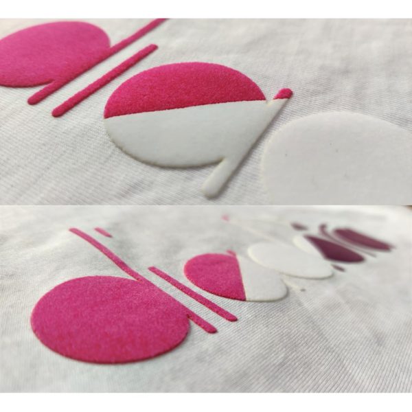 DINOVIN | Light Pink Flock Heat Transfer Vinyl | HTV Vinyl Rolls Heat Transfer Vinyl | Light Pink Flock HTV Vinyl PU for Shirts, Iron on Vinyl for Cameo (Light Pink)