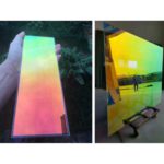 DINOVIN | RAINBOW WINDOW FILM | Heat Control | Self-Adhesive Sheet for Homes and Offices | Privacy Protection | Anti UV Protective Cover & Shading | Mirror Effect