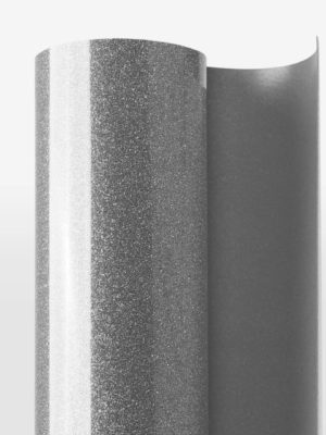 DINOVIN | Silver Glitter | HTV Vinyl Rolls Heat Transfer Vinyl | HTV Vinyl PU for Shirts, Iron on Vinyl for Cricut & Cameo - Easy to Cut & Weed for Heat Vinyl Design
