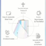 DINOVIN | Self-Adhesive Decorative PVC Wallpaper | Waterproof, Scratch-Resistant, Smooth Surface & Easy to Apply | Furniture & Walls | Interior Home Decor | Lining Holographic |