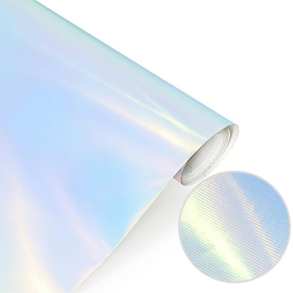 DINOVIN | Self-Adhesive Decorative PVC Wallpaper | Waterproof, Scratch-Resistant, Smooth Surface & Easy to Apply | Furniture & Walls | Interior Home Decor | Lining Holographic |