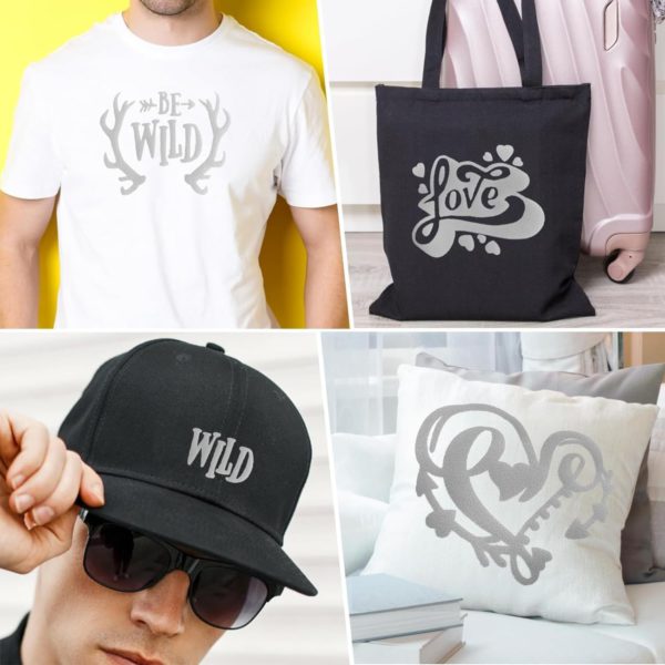 DINOVIN | Grey Puff | HTV Vinyl Rolls Heat Transfer Viny | Grey Puff HTV Vinyl PU for Shirts | Iron on Vinyl for Cricut & Cameo - Easy to Cut & Weed for Heat Vinyl Design