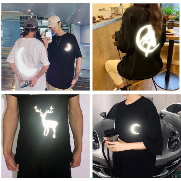 DINOVIN | GREY REFLECTIVE | HTV Vinyl Rolls Heat Transfer Vinyl | HTV Vinyl PU for Shirts, Iron on Vinyl for Cricut & Cameo - Easy to Cut & Weed for Heat Vinyl Design