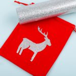 DINOVIN | Silver Glitter | HTV Vinyl Rolls Heat Transfer Vinyl | HTV Vinyl PU for Shirts, Iron on Vinyl for Cricut & Cameo - Easy to Cut & Weed for Heat Vinyl Design