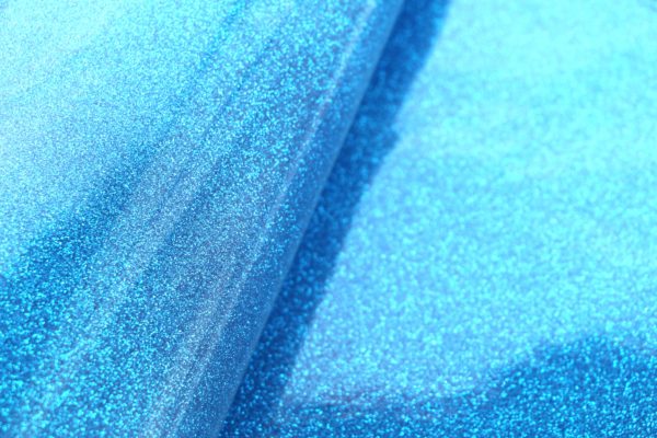 DINOVIN | Skyblue Glitter | HTV Vinyl Rolls Heat Transfer Vinyl | HTV Vinyl PU for Shirts, Iron on Vinyl for Cricut & Cameo - Easy to Cut & Weed for Heat Vinyl Design
