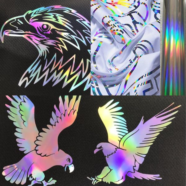 DINOVIN | Rainbow Spectrum HTV Vinyl Rolls | Heat Transfer Vinyl | PU for Shirts | Metallic Finish | Soft Touch | Iron on Vinyl for Cricut & Cameo | Easy to Cut & Weed for HTV Design