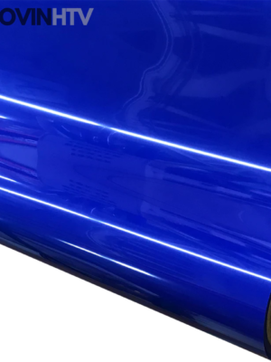 DINOVIN | Blue |HTV Vinyl Rolls Heat Transfer Vinyl | Blue HTV Vinyl PU for Shirts, Iron on Vinyl for Cameo - Easy to Cut & Weed for Heat Vinyl Design (Blue Glossy)