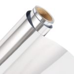 DINOVIN | Silver FOIL | HTV Vinyl Rolls Heat Transfer Vinyl | Silver FOIL HTV Vinyl PU for Shirts | Iron on Vinyl for Cricut & Cameo - Easy to Cut & Weed for Heat Vinyl Design