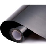 DINOVIN | Black HTV Vinyl Rolls Heat Transfer Vinyl | HTV Vinyl PU for Shirts, Iron on Vinyl for Cricut & Cameo - Easy to Cut & Weed for Heat Vinyl Design
