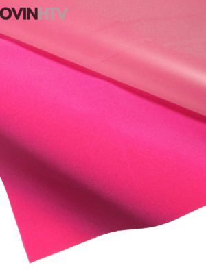 DINOVIN | Light Pink Flock Heat Transfer Vinyl | HTV Vinyl Rolls Heat Transfer Vinyl | Light Pink Flock HTV Vinyl PU for Shirts, Iron on Vinyl for Cameo (Light Pink)