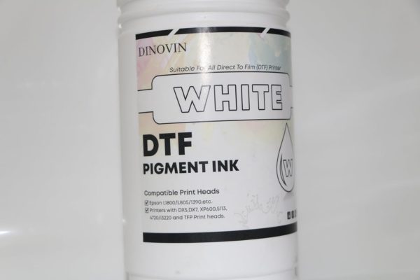 Dinovin DTF Pigment Ink, Suitable for All Direct to Flim Printer, Universal Compatibility, All-in-One Versatile Ink Solution, Superior Printing, 1 Litre