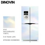 DINOVIN | Self-Adhesive Decorative PVC Wallpaper | Waterproof, Scratch-Resistant, Smooth Surface & Easy to Apply | Furniture & Walls | Interior Home Decor | Holographic Vinyl |