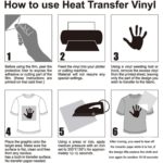 DINOVIN | White Puff HTV Vinyl Rolls | Heat Transfer Vinyl | DIY HTV Vinyl PU for Shirts | Iron on Vinyl for Cameo | Easy to Cut & Weed for Heat Vinyl Design