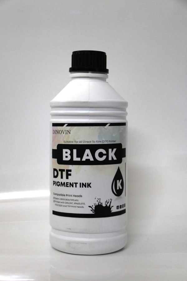Dinovin DTF Pigment Ink, Suitable for All Direct to Flim Printer, Universal Compatibility, All-in-One Versatile Ink Solution, Superior Printing, 1 Litre