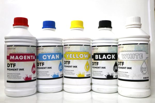 Dinovin DTF Pigment Ink, Suitable for All Direct to Flim Printer, Universal Compatibility, All-in-One Versatile Ink Solution, Superior Printing, 1 Litre